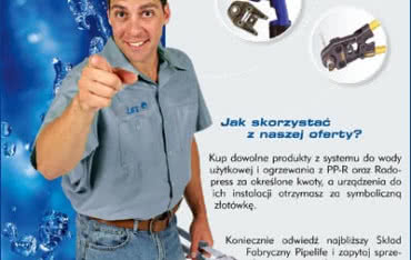 Urządzenie instalacyjne za 1 zł netto!