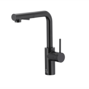 DUERO BASIC BLACK bateria kuchenna z wyciąganą wylewką