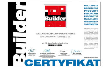 Tarcze Norton Clipper wyróżnione nagrodą TopBuilder 2021