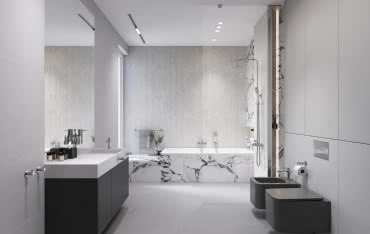 Minimalistyczne baterie łazienkowe: płaskie wylewki, smukłe linie i wygoda użytkowania